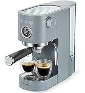 Ihomekee Espresso Machine Coffee Makers 15 Bar Cappuccino Machines with Milk Frother for Espresso...