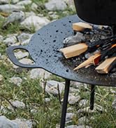 Naturehike Dutch Oven Pot with Lid-4.76 Qt Pre-Seasoned Cast Iron Dutch Oven with Storage Bag-Dua...