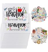 Teacher Appreciation Gifts 2026, 60 Pack Teacher's Makeup Bags With Stickers, Waterproof Teacher ...