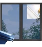 ADD.HERES One Way Window Privacy Film, Sun Blocking Anti UV Reflective Static Cling, Window Tint ...