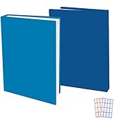 2 Pack Stretchable Book Sleeve Covers, for Paperbacks Hardcover Textbooks up to 9" x 12", Office ...