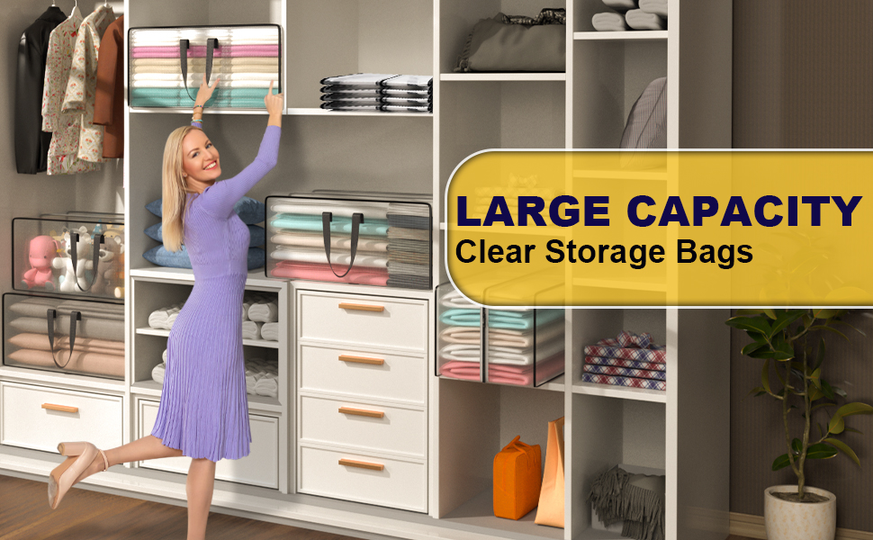 clear storage bags