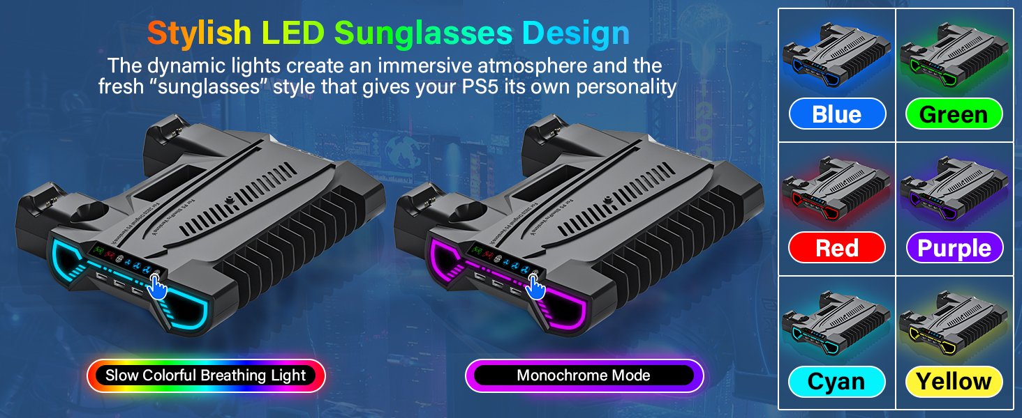 ps5 cooling station and controller charging station