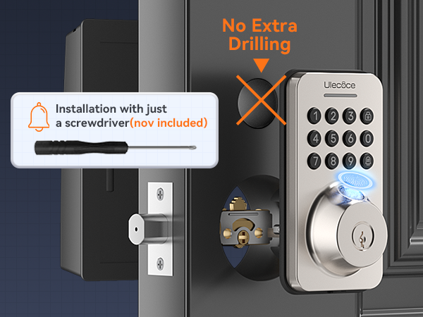 keyless entry door lock