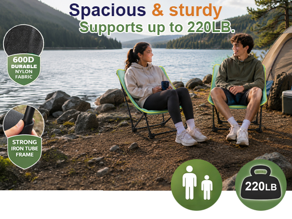 camp chair portable compact travel folding outdoor lightweight hiking festival sports backpacking