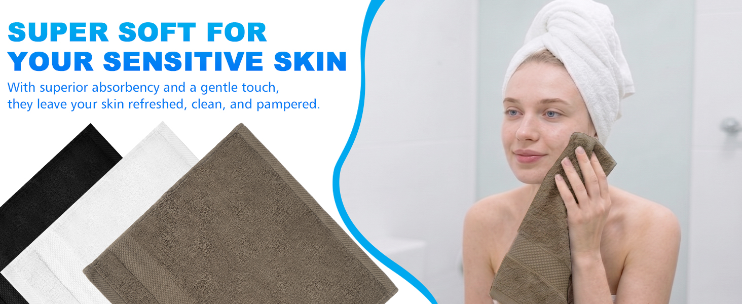 100% Cotton Wash Cloths