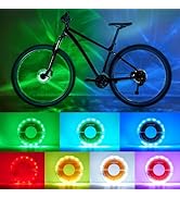 DAWAY Rechargeable Bike Wheel Lights - A16 Cool Led Bicycle Tire Lights, Safety Kids Adults Bike ...
