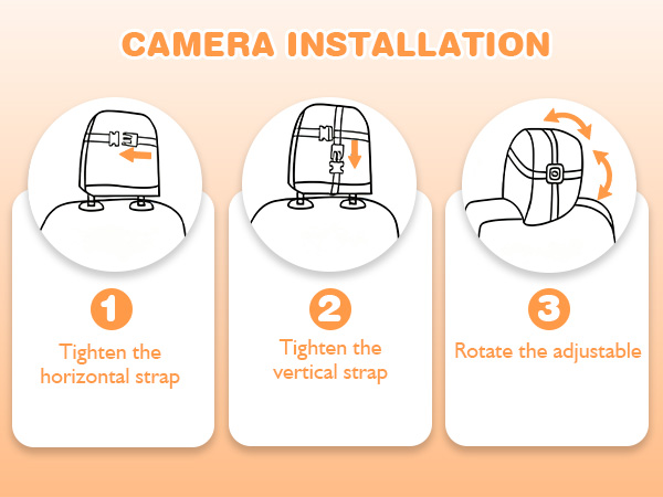 baby car camera for backseat wireless