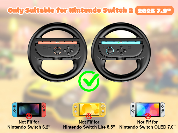 Only Sultable for Nintendo Switeh 2 2025 7.9”