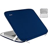 15.6 Inch Laptop Sleeve, Durable Shockproof Protective Cover Flip Case Briefcase Carrying Bag Com...