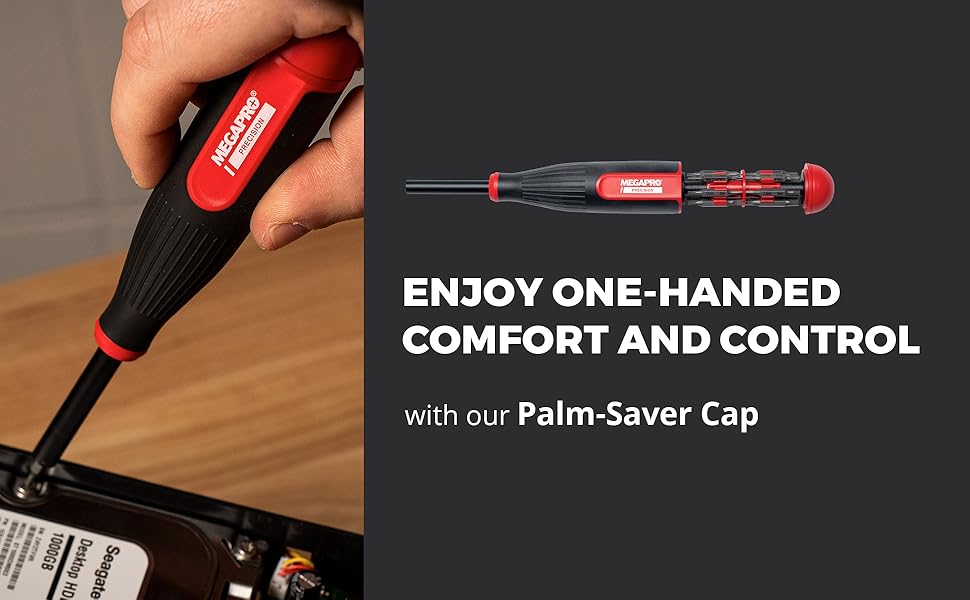 Enjoy one-handed comfort and control