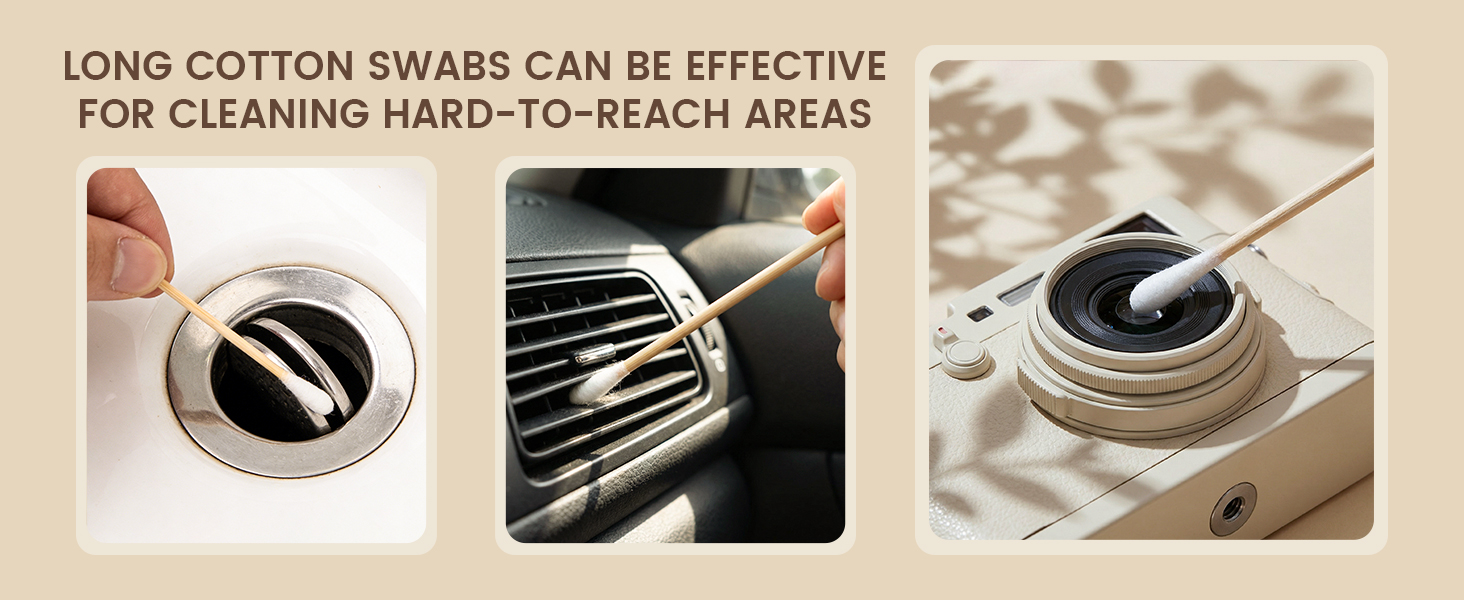 long cotton swabs for daily life
