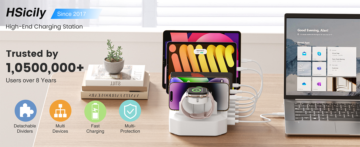 charging station for multiple device