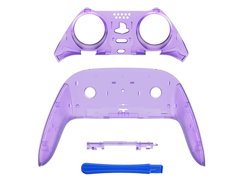 eXtremeRate Top Bottom Decorative Trim Shell For ps5 Edge Controller Replacement Shell Plates Cover