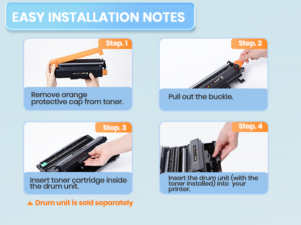 E-Z Ink Compatible TN760 Toner Cartridges Replacement for Brother TN-760 TN730 TN-730