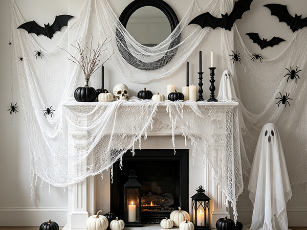 white creepy cloth