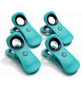 CoreClips Towel Clips for Beach Chairs - Heavy Duty Clips to Hold Towels on Lounge Chairs with Tr...