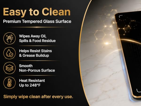 Premium food warming tray, easy to clean