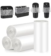 Accmor Mini Car Trash Can Bags for Auto Trash Bin, 120 Count Small Garbage Organizer Bags Tear-Re...