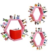 MITREL for Tonies Shelf Magnetic – Wooden Tonies Storage Shelf, Tonie Box Shelf with Tonies Holde...