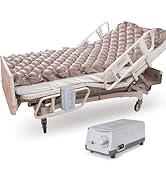 Careboda Alternating Pressure Mattress Anti Decubitus Air Pads with Electric Quiet Pump System, P...