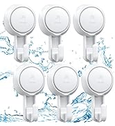 LUXEAR Suction Hooks Powerful Suction Cup Hooks Vacuum Suction Holder Heavy Duty Shower Suction H...