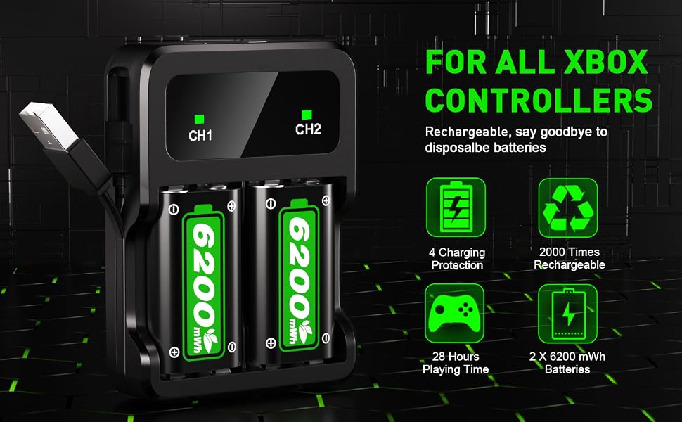 xbox controller rechargeable battery pack xbox series x s controller rechargeable battery pack