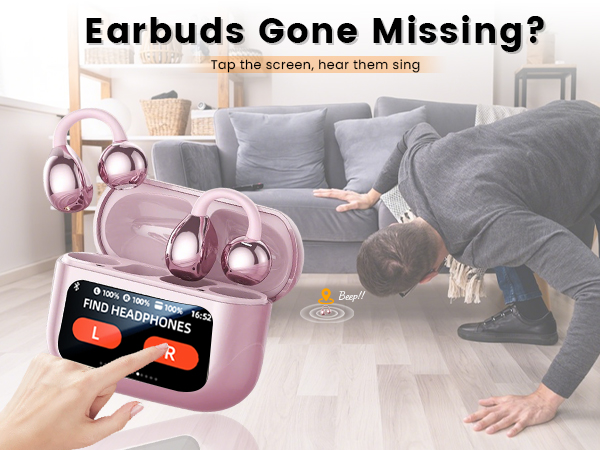 purple earbuds