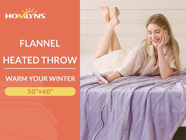 HOMLYNS heated blanket