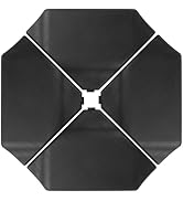 Abba Patio Umbrella Offset Base Stand 4PCS, Cantilever Umbrella, Heavy-Duty Square Stand, Sand Fi...