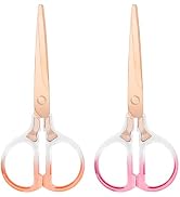 Honagu Scissors, Clear Acrylic Stainless Steel Scissors,Office Professional Shears for Home Schoo...