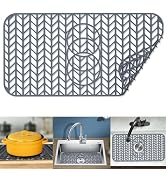 JIUBAR Sink Protectors for Kitchen Sink 12" 13" 16" 18" 19" 24" 26" 28" 29" 30" Silicone Sink mat...
