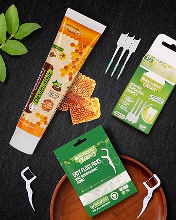 Complete Oral Care, Clovomint Herbal Formula, Biodegradable Picks, Chemical-free Plaque Control