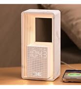 WILIT Digital Alarm Clock, Sunrise Alarm Clock with Nightlight, 9 Sleep Aid Sounds, White Noise S...