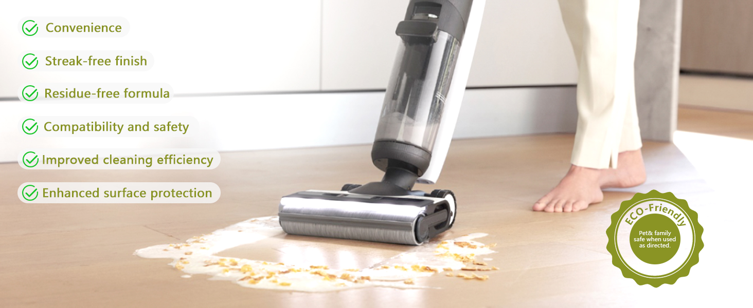 Tineco Floor Cleaning Solution for All Robot Mopping and Cordless Wet Dry Vacuums
