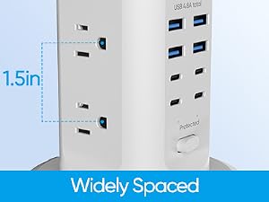 Widely spaced