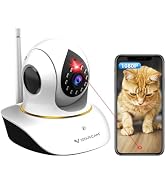VSTARCAM Pet Camera with Laser Wireless Dog Camera 1080P Cat Toys, Night Vision Sound Motion Aler...