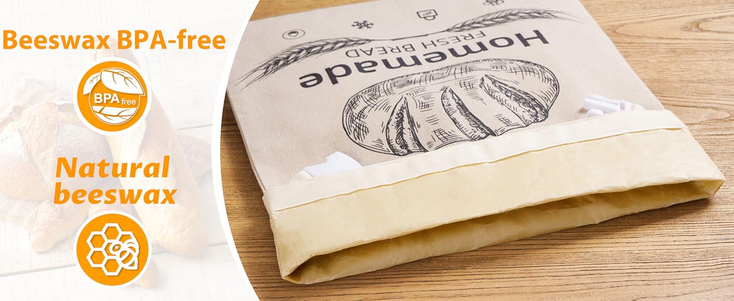 beeswax bread bag