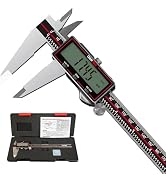 GemRed Wireless Digital Caliper, 8 Inch Stainless Steel Precision Measuring Tool with Data Output...