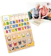 Dementia Alzheimers 3-in-1 Magnetic Activity Board– Sensory Stimulation Puzzle with Magnetic Maze...