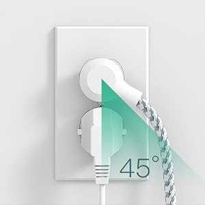 45° Right Angle Flat Plug