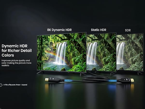 optical hdmi cable 4k 60hz 18gbps hdr long active gaming projector home theater