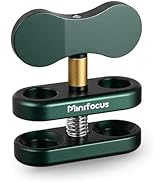 MINIFOCUS Aluminum 1" Ball Clamp Mount, Double Socket Arm, 360° Spring Clip Adapter Bracket Holde...