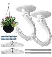 ?? Swag Hooks for Ceiling Hanging, 2 Set Ceiling Hooks for Hanging Plants, Metal Material, Hangin...