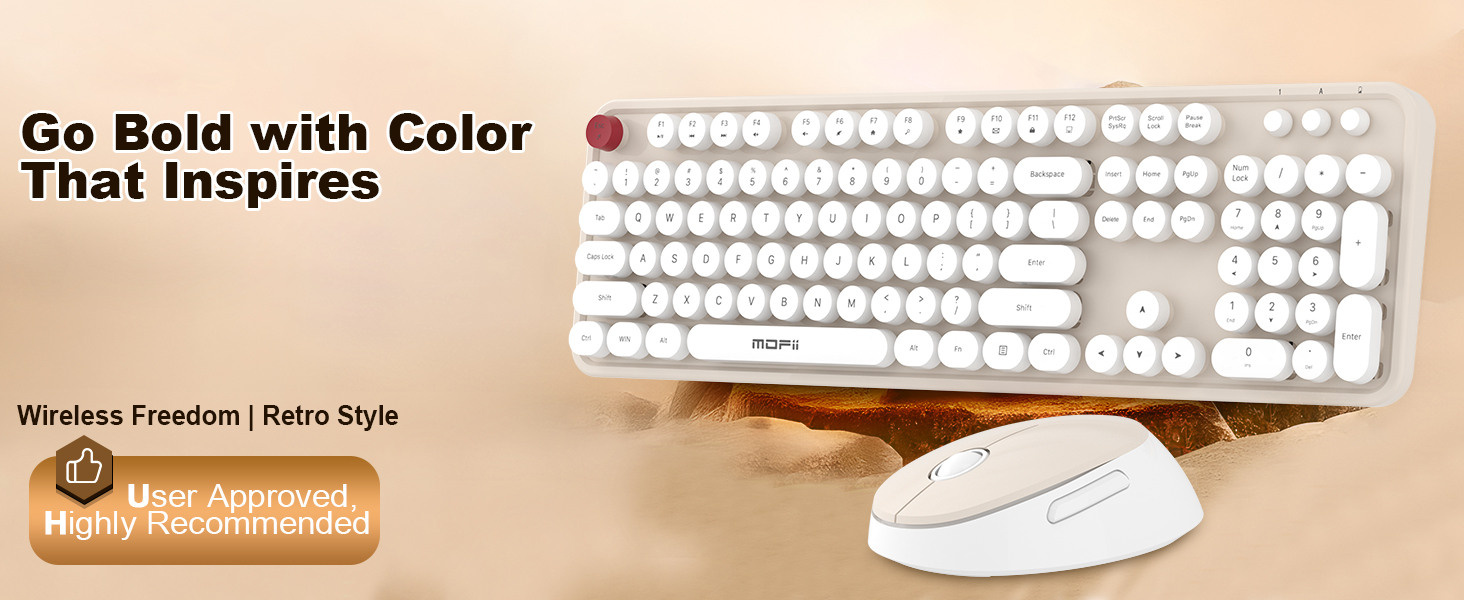 Wireless Keyboard and Mouse Combo