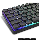 Low Profile Keycaps, Shine Through Keycaps, Custom Keyboard Keycaps, Keycaps 75 Percent Full Size...