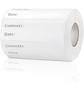 500pcs Removable Freezer Labels, Yoget 1 x 3 Inch Food Storage Stickers, Refrigerator Freezer Pap...
