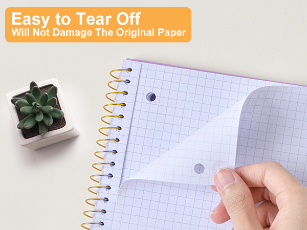 Easy to Tear Off: Will Not Damage The Original Paper