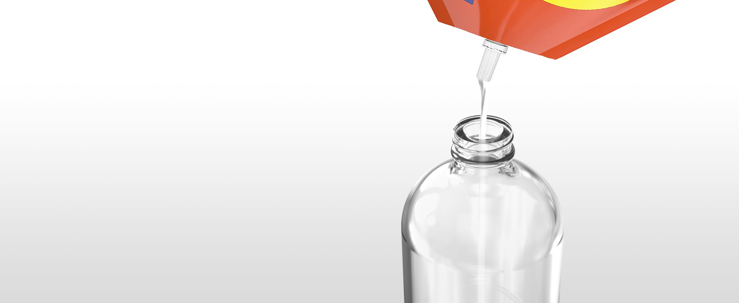 clear soap dispenser with rust proof pump
