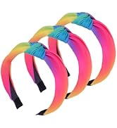 Motique Accessories Tie Dye Knot Headband for Women and Girls - Set of 3